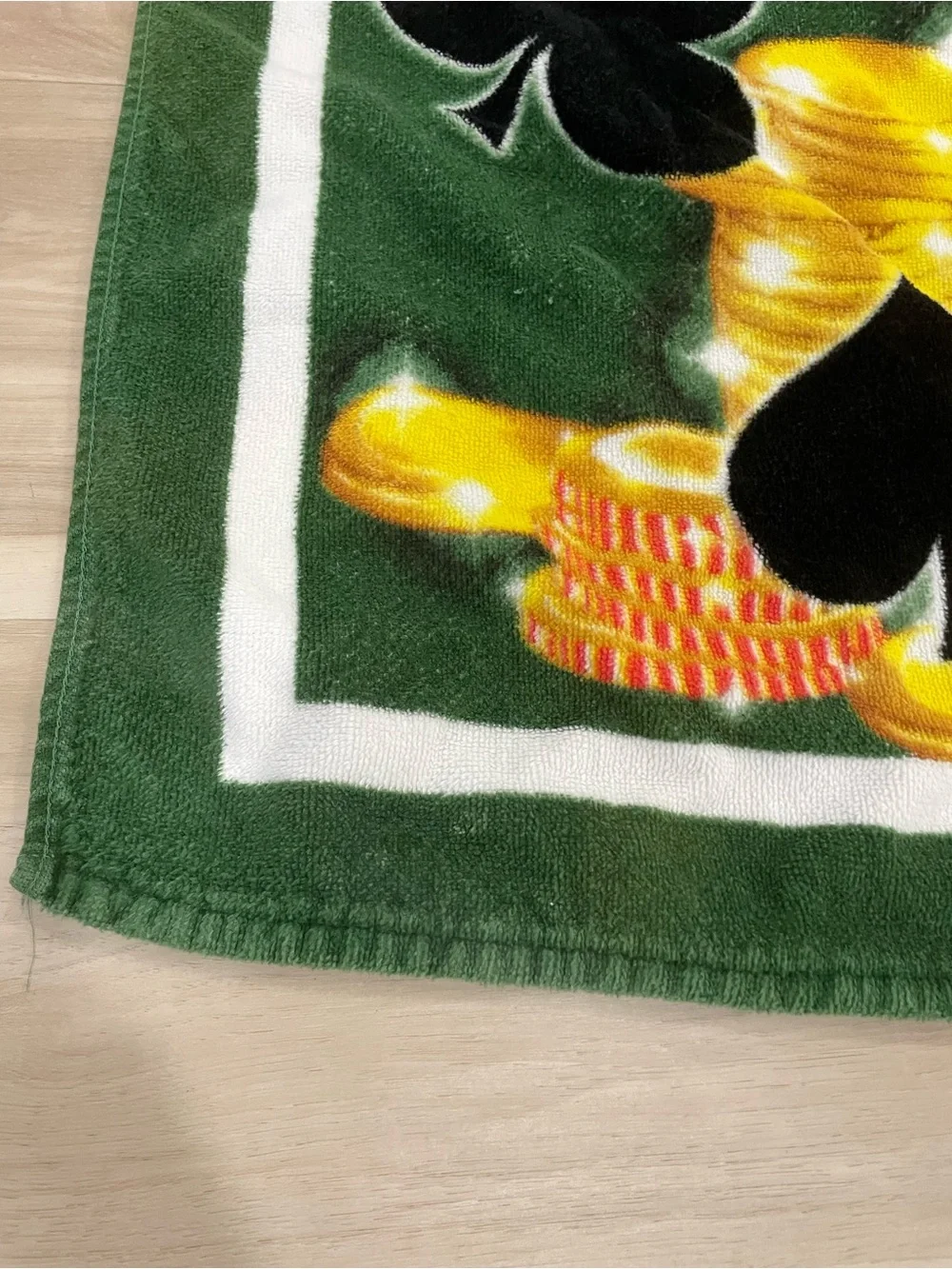 World Series Poker Tour Green Novelty Beach Towel